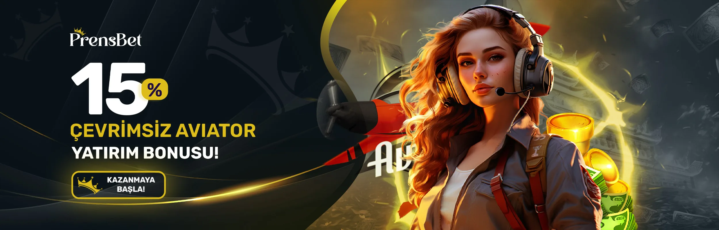 %15 Çevrimsiz Aviator Yatırım Bonusu
